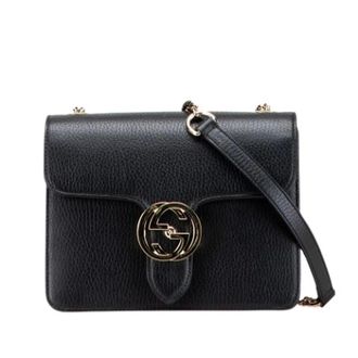 Gucci Pre-owned Cross Body Bags, female, Black, Size: ONE SIZE Pre-owned Crossbody Bag
