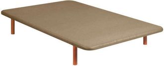 Colchones Aznar Base Tapizada Malla 3d Reforzada Con 5 Barras Transversales Beige - 135x200 Cm