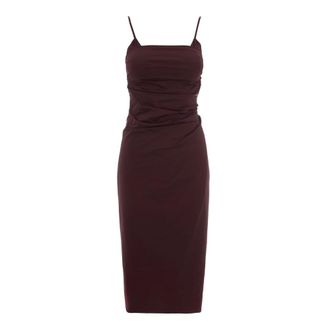Patrizia Pepe Midi Dresses - female - Patrizia Pepe - Midi Dresses - Brown - L - Dresses