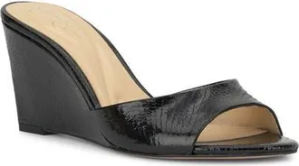 Jessica Simpson Bolir Wedge Slide Sandal in Black at Nordstrom, Size 7.5
