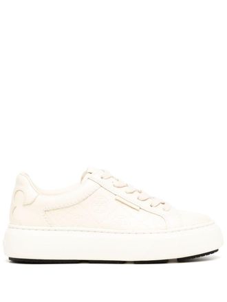 Tory Burch T monogram ladybug sneakers - women - Leather - 10 - Neutrals