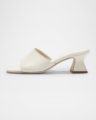 Aeyde Ale Metallic Mule Sandals