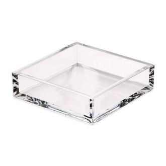 Caspari Acrylic Luncheon Napkin Holder In Clear