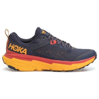 Hoka One One Hoka Challenger ATR 6 Textile Synthetic Mens Low Top Trainers - Outer Space Radiant Yellow - Size:UK 10.5