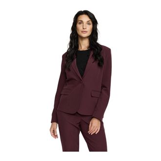 2-Biz Ilia Blazer - Dames - Blazers - Rood - 3XL - Leer - Jassen