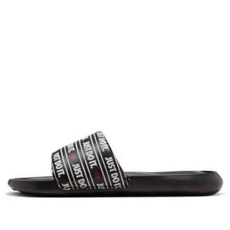 Nike Victori One Slides Black White Red CN9678-015