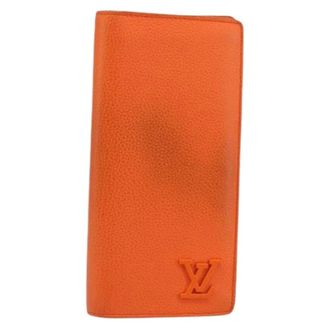 Louis Vuitton Portafoglio in pelle Pre-owned - - Pre-owned - Donna - Arancione - ONE SIZE