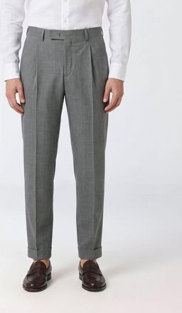 Pantaloni Torino Pantaloni sartoriali slim fit in lana vergine con pince