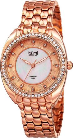 B&uuml;rgi Burgi Womens Classic Diamond Watch