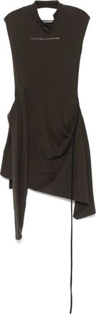 Ottolinger cut-out dress - women - Organic Cotton/Elastane - S - Brown