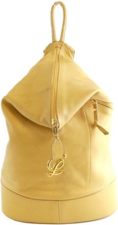 Loewe Yellow Leather Backpack (Pre-Owned)