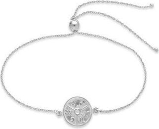 Sterling Forever Houses of Astrology Slider Bracelet in Silver at Nordstrom Rack