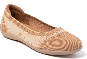 Dearfoams Womens Misty Ballet Flat Indoor/Outdoor Slip Ons