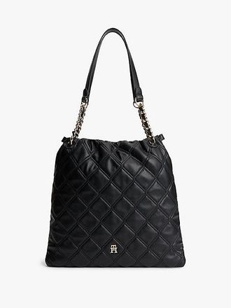 Tommy Hilfiger Bolso tote acolchado con monograma TH