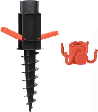 OEM 1 Soporte Para Sombrilla De Playa O De Suelo Con Anclajes Para M&aacute;stiles De Sombrilla De Hasta 20-30 Mm