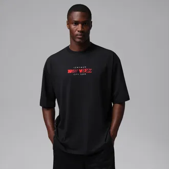 Nike Jordan Mens Jordan Oversized T-Shirt in Black | JF5971-010