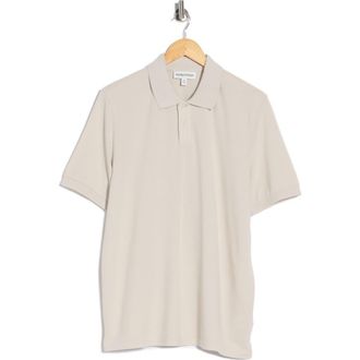 Nordstrom Cotton Blend Piqu&eacute; Knit Polo in Beige Pumice at Nordstrom Rack, Size Xx-Large