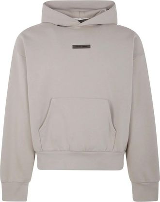 Fear of God Hoodies & sweatvesten, Heren, Beige, XS, Comfortabele Fleece Hoodie