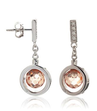 Orphelia Dames 925 Sterling Zilveren Dangle Oorbellen - Zilver ZO-5904