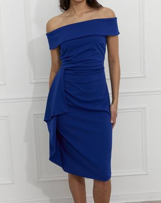 Frank Lyman Design Knit Dress In Royal