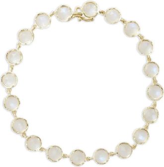 Irene Neuwirth 18K yellow gold Rainbow moonstone bracelet - women - Moon Stone/18kt Gold - One Size