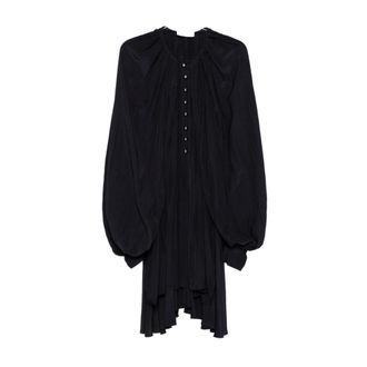 Lanvin Dames, Jurken, Blauw, Maat: XS Poliester