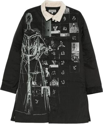 Yohji Yamamoto Printed Coat