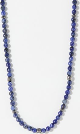 Mancino Mens Natural stone necklace