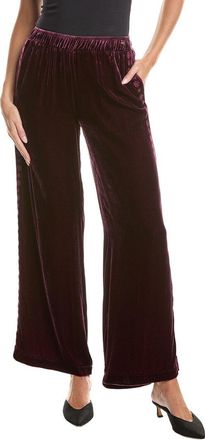 Johnny Was Velvet Silk-Blend Pant