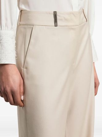 PESERICO Womens Wide-Leg Trousers Aw25 W