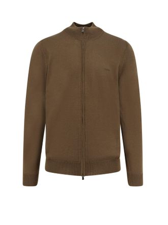HUGO BOSS Virgin Wool Cardigan-Uomo