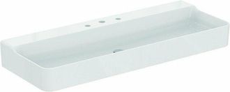 Ideal Lavabo Conca 1200x450x165mm Blanco Con Idealplus 3 Orificios Para Grifer&iacute;a, Sin Rebosadero Ideal Standard