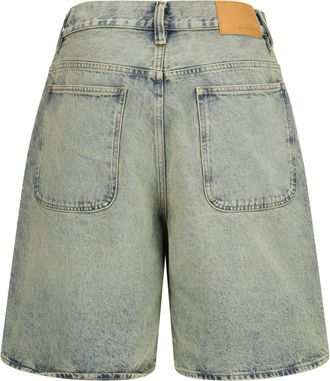 Sunflower Mens Bermuda Shorts Super Wide Denim Light Vintage Dust Cotton