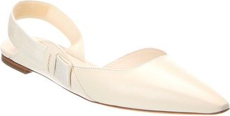 Ferragamo Ferragamo Vania Leather Ballet Flat