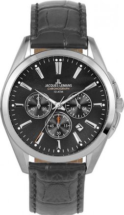 Jacques Lemans 1-1945-1A Mens Derby Watch - Silver - One Size