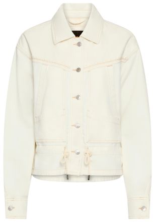 Boss Orange by Hugo Boss Jeansjacke BOSS ORANGE DENIM JACKET 4.0 Premium Damenmode, Damen, Gr. M (38), beige (natural 101), Denim/Jeans, Obermaterial: 91% Baumwolle, 9% Hanf, 