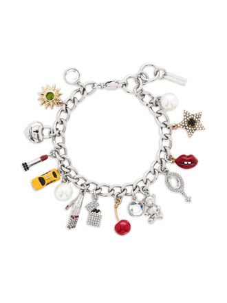 Marc Jacobs Bracciale con ciondolo Trinket - Argento