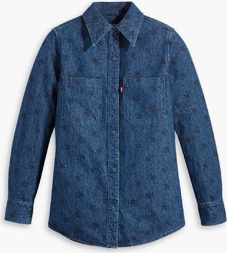 Levi's Dames Levis Wellthread Petal Shirt in zwart