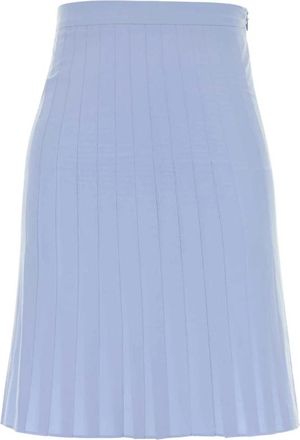 Maison Margiela Gestreepte Mini Rok - Dames - Korte rokken - Blauw - XS - Katoen - Rokken