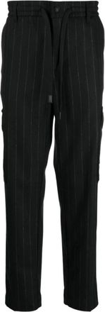 Versace Jeans Couture Slim-fit Zwarte Broek - Heren - Slim Fit Broeken - Zwart - S - Broeken