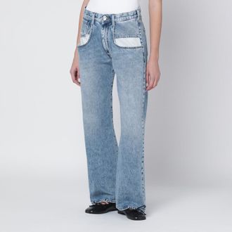 Maison Margiela Blue jeans with contrast pockets