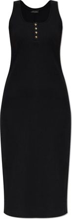Anine Bing Alessia Jurk - Dames - Casual kleedjes - Zwart - M - Katoen - Kleedjes