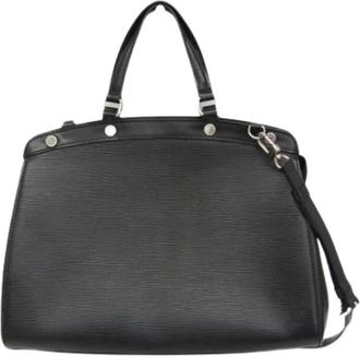 Louis Vuitton Tweedehands leren Louis Vuitton tassen - Dames - Vintage Handtas - Zwart - ONE Size - Leer - Vintage