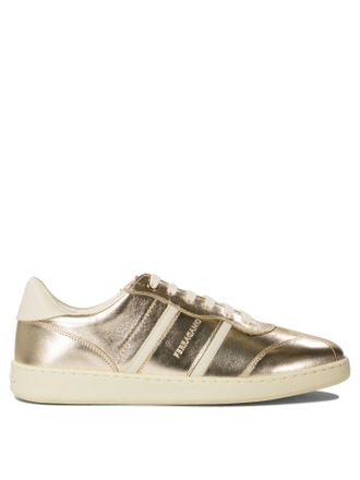 Ferragamo Achille Sneakers & Slip-On Gold