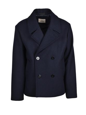 Jack & Jones Double-Breasted Peacoat with Tailored Silhouette