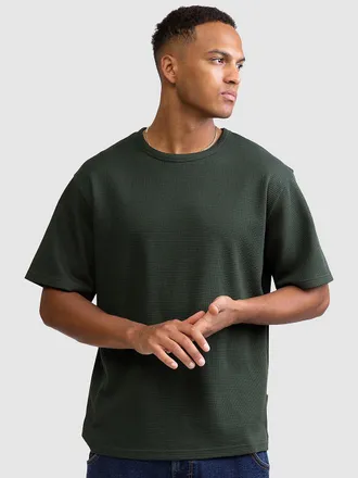 Redefined Rebel RRFlorin Boxy Fit T-Shirt gr&uuml;n