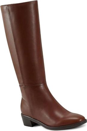 Easy Spirit Loretta Womens Brown Leather Knee High Riding Boots LION616