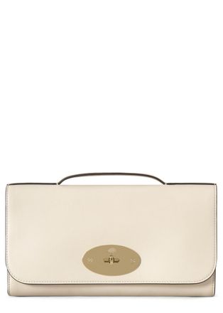 Mulberry Lily Vesta Nappa Leather Clutch - White - One Size