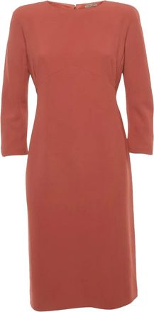 Bottega Veneta crepe midi dress - Pink