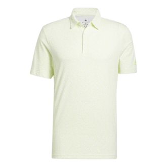adidas SS22 Small Geometry Pattern Printing Short Sleeve Light Green Polo Shirt HA9172